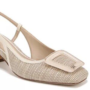 Sam Edelman Women's Tracie Buckled Slingback Block-Heel Pumps size 10 NIB